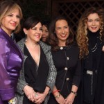 Da sx: Elena Bonelli, Patrizia Mirigliani, Cesara Buonamici ed Eleonora Brigliadori, foto stampa