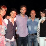 Debora con Daniele Colli, Paolo Corazzon e Stefania Andriola, foto stampa