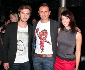 Marco con Stefania Andriola e Daniele Colli, foto stampa