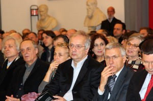 Walter Veltroni con Dario Argento, foto di Rodolfo Mazzoni