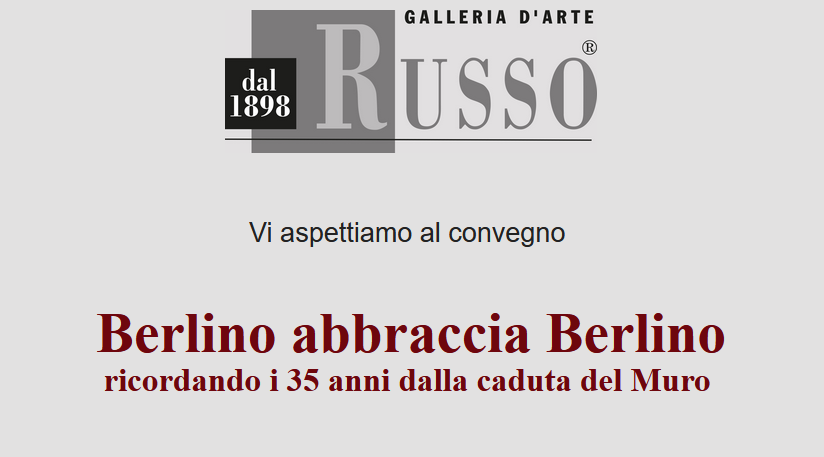 Berlino abbraccia Berlino: alla Galleria Russo un dialogo sul 1989